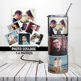 Photo Collage Personalized Stainless Steel Tumbler