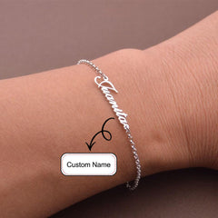 Personalized Minimalist Name Bracelet